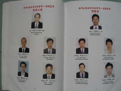 第一屆正副會長及正副理事長